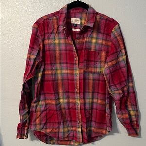 5/$25 UNIVERSAL THREAD | Pink Plaid Button-Down Shirt